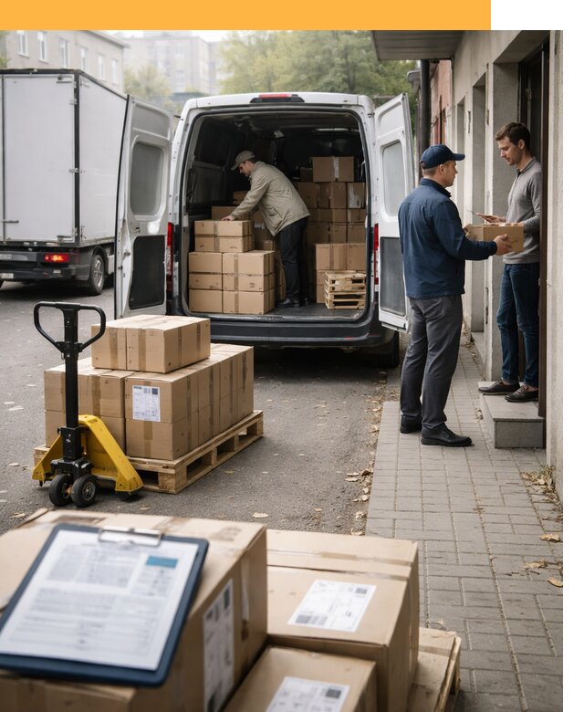 Доставка грузов от двери до двери с таможней от 46116 руб.
