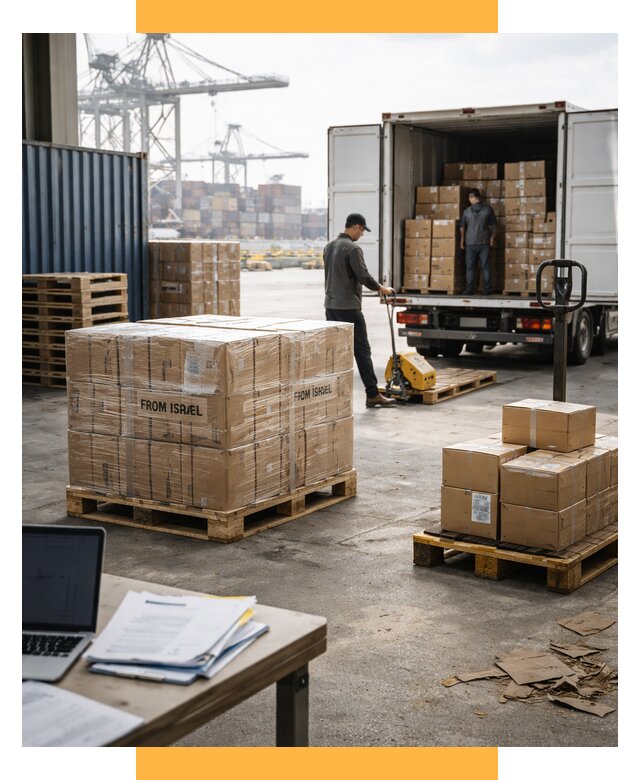 Доставка грузов из Израиля от 15372 р., логистика от СетСервис-Сфн