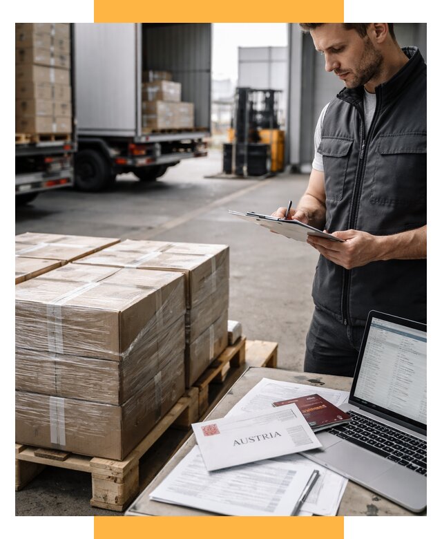 Доставка в Австрию от 66612 р. Логистика и экспорт СетСервис-Сфн