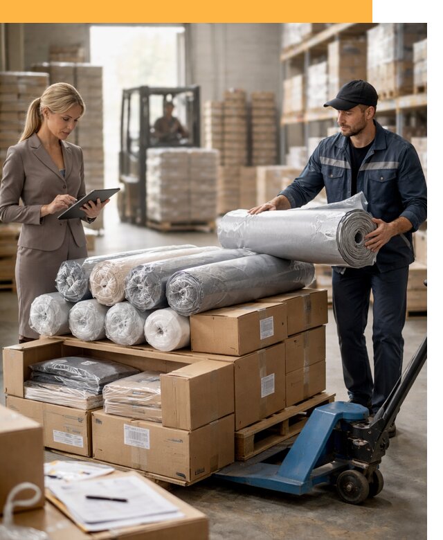 Перевозка текстиля по миру от 15372 руб. с таможней и страхованием