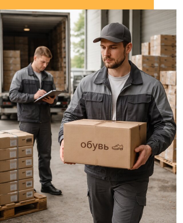 Международная перевозка обуви с таможенным оформлением от 4612