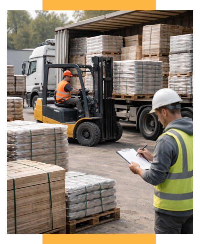 Перевозка строительных материалов от 5636 р. | СетСервис-Сфн