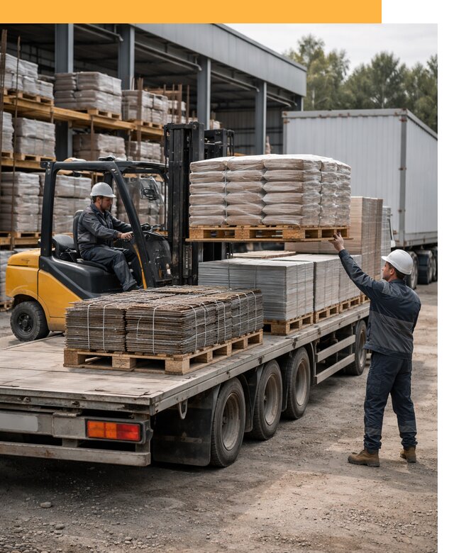 Перевозка строительных материалов по миру от 5636 руб