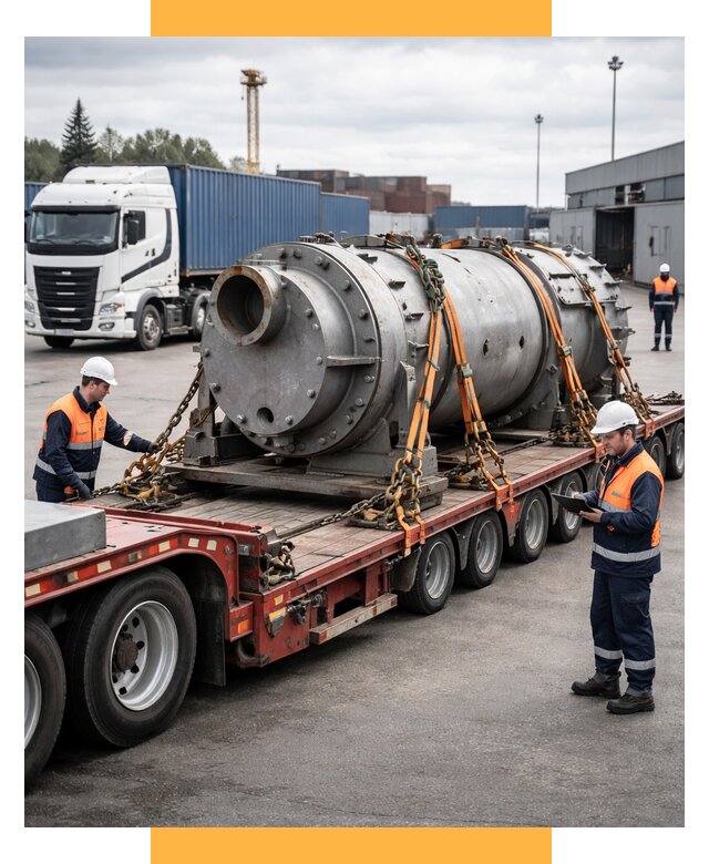 Перевозка тяжеловесных грузов под ключ от 153720 р. | СетСервис-Сфн