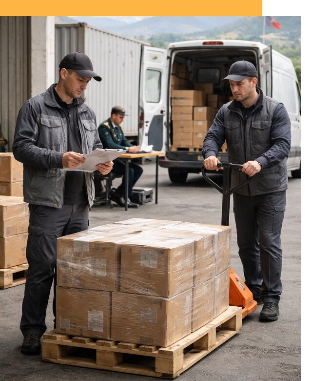 Доставка грузов через Армению, быстрая таможенная очистка от 25620