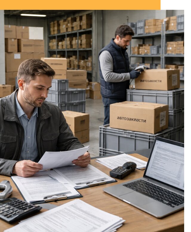 Таможенное оформление автозапчастей по выгодным тарифам от 8711