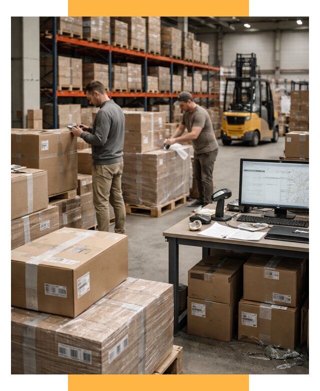 Склад консолидации в Европе от 6661 р., услуги СетСервис-Сфн